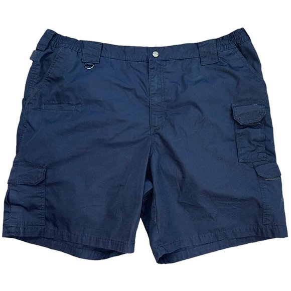 Men's 5.11‎ Tactical Cargo Shorts Navy Size 44 - Picture 1 of 8